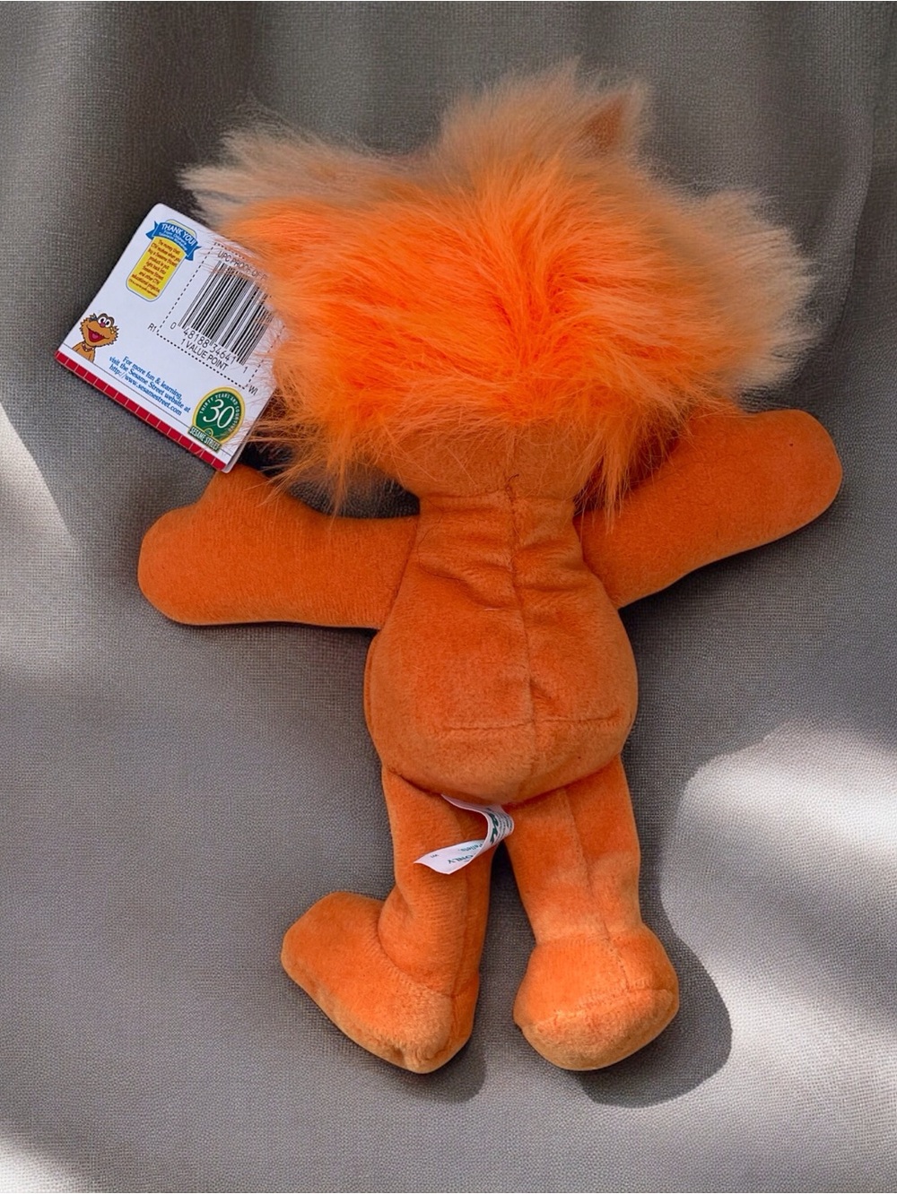 1997 TYCO Sesame Street Beans Zoe All Ages My Lovely Stuffing Toys, 8 in.(B1) - Picture 2 of 5